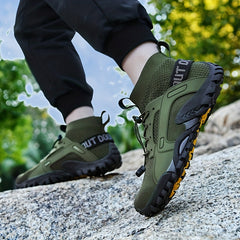 Men's Hiking Shoes Breathable Durable Anti-skid Lace Up Shoes