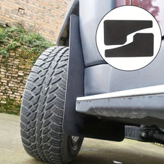 2pcs Carbon Fiber Effect Mud Flaps Splash Guards Car Accessory