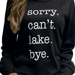 Women's Graphic Fleece Sports Sweatshirts