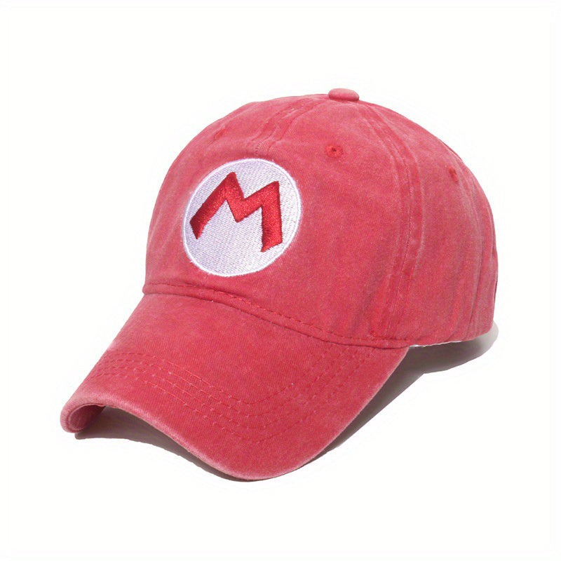 Unisex Adjustable Sunshade Baseball Cap with L Embroidery