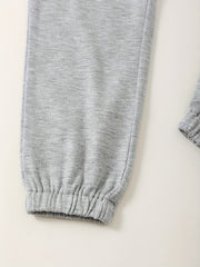 Girls Bowknot Active Jogger Pants Casual Playwear Trousers