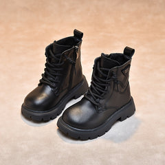 Vintage Ankle Boots With Zipper Lightweight Non Slip Boots For Girls