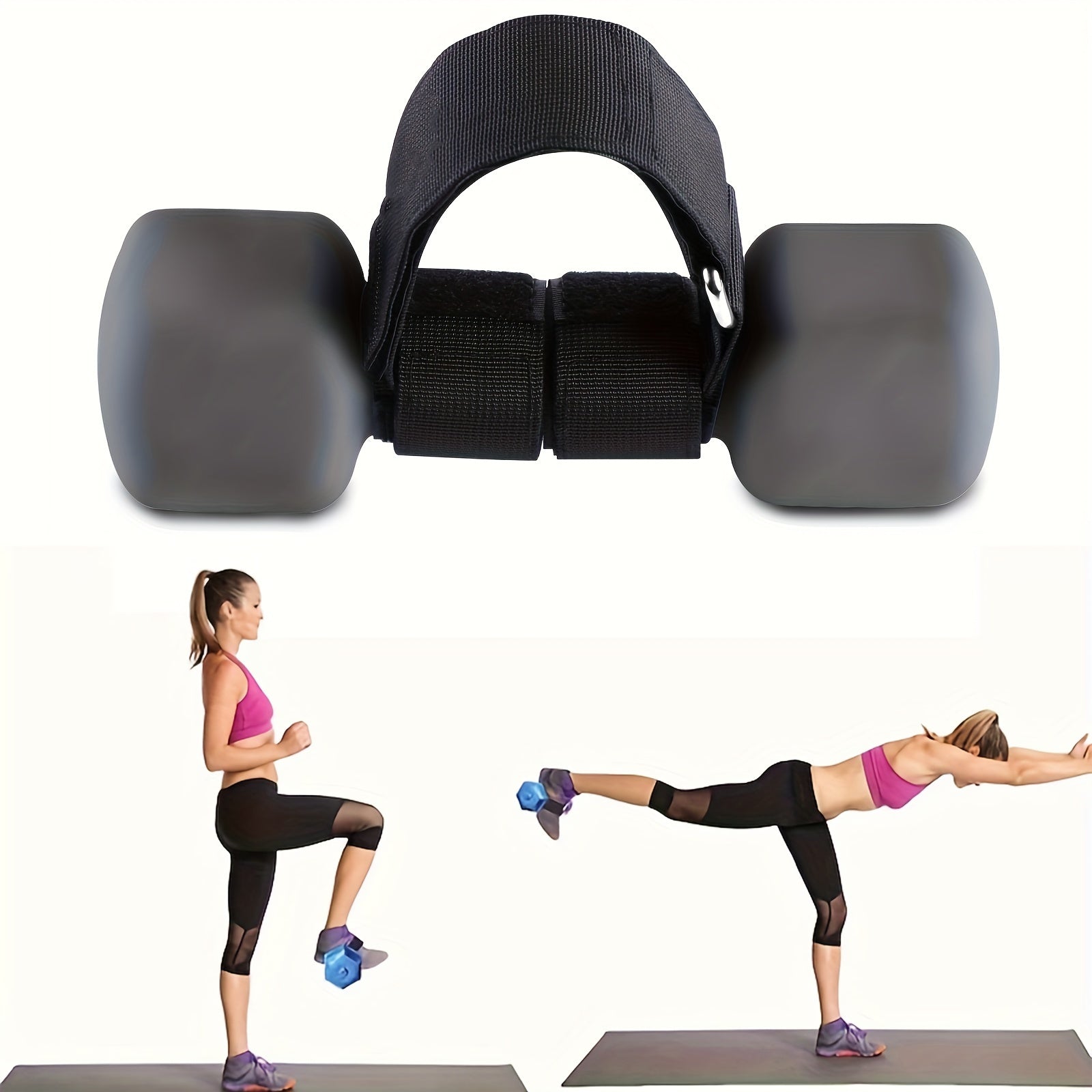 Adjustable Dumbbell Lifting Ankle Strap for Fitness Training