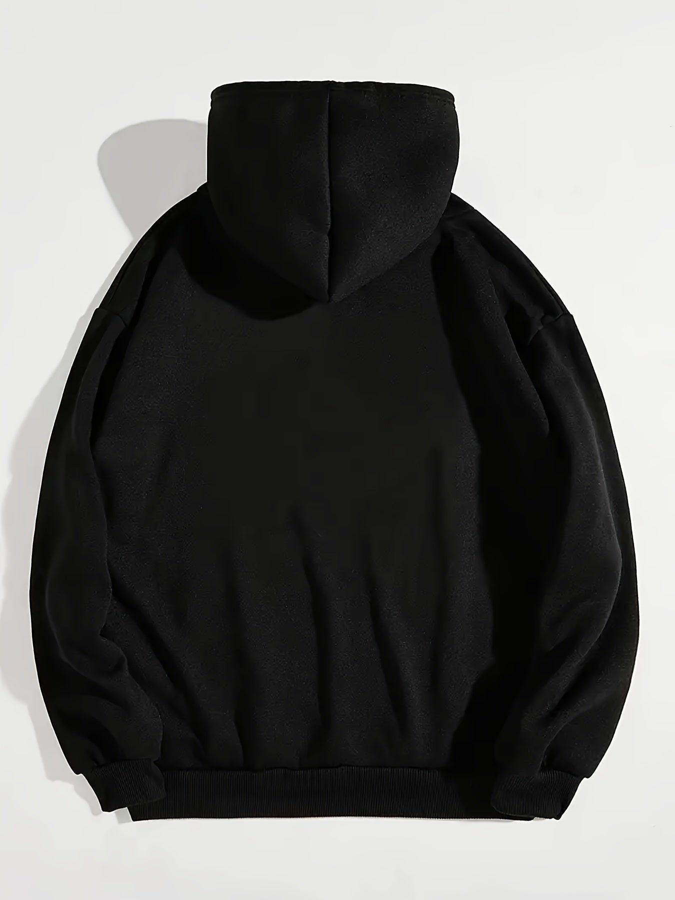 Letter Print Drawstring Hoodie Casual Sweatshirt Women's Clothing