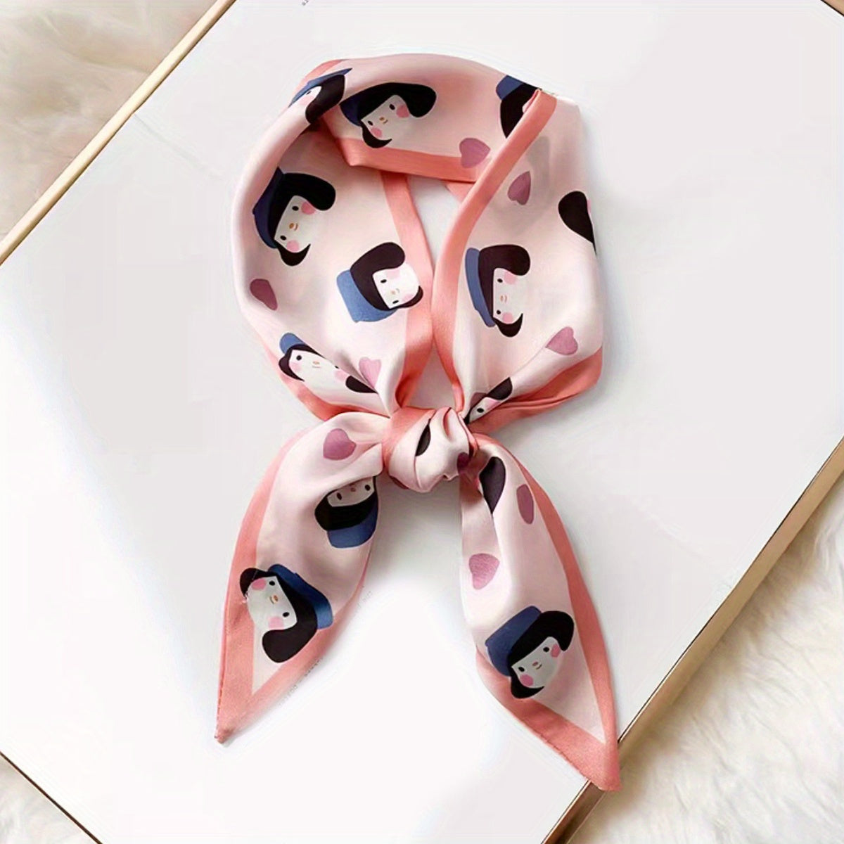 Small Ribbon Scarf Bag Accessories Wrist Scarf