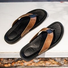 Men's Thong Sandals Non Slip Flip flops Shoes Toe Post Slides