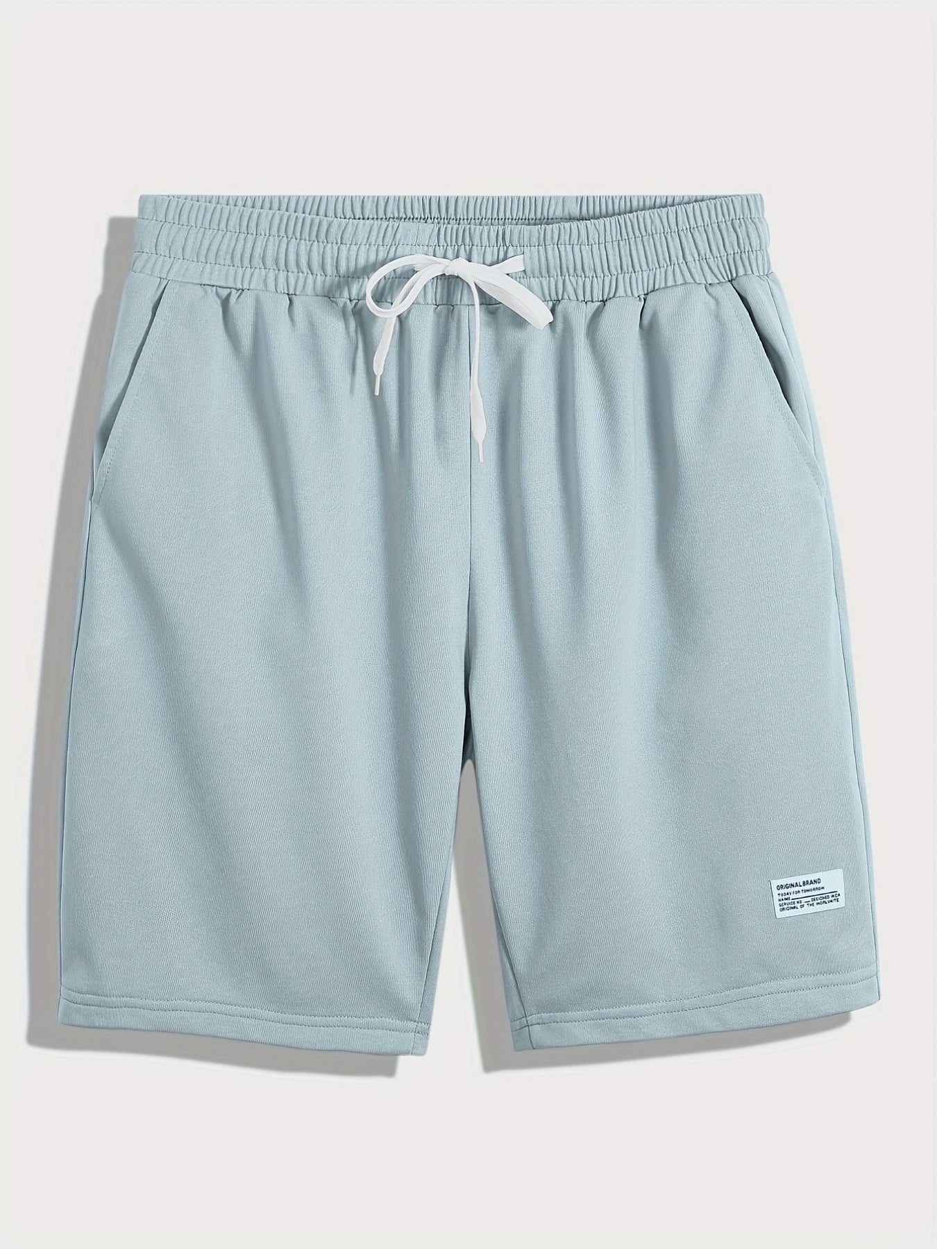 Men's Stretch Drawstring Knit Shorts for Summer