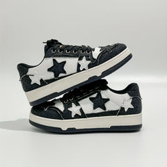 Women's Denim Skate Shoes Round Toe Low Top Sports Shoes