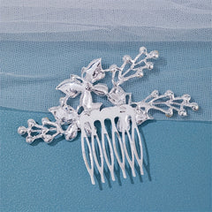 Girls Rhinestone Hairpin Crystal Butterfly Hairpin - Fairy Hair Access.