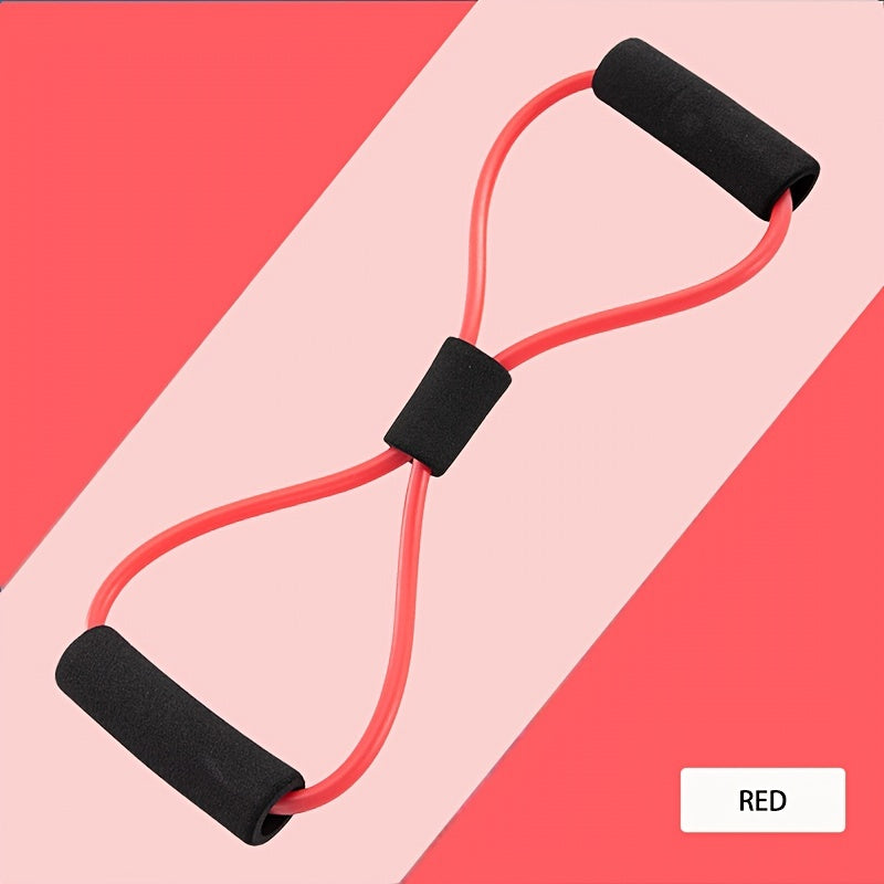 8-Word Resistance Chest Expander Elastic Tension Bands for Workout