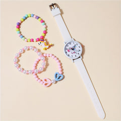 Unicorn Silicone Tape Children's Watch Set