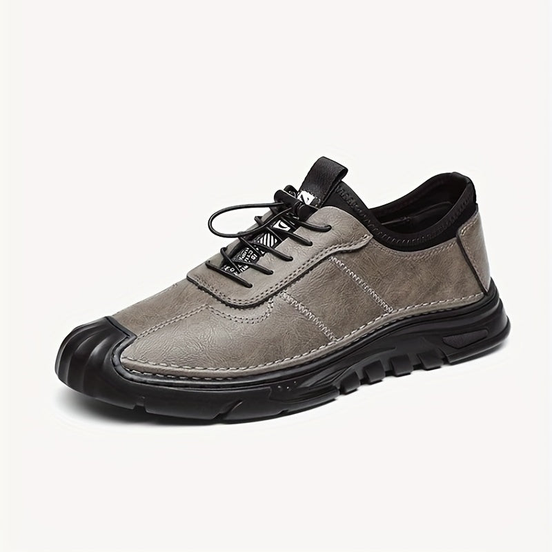Men's Casual No Tie Sneakers Easy Clean Shoes