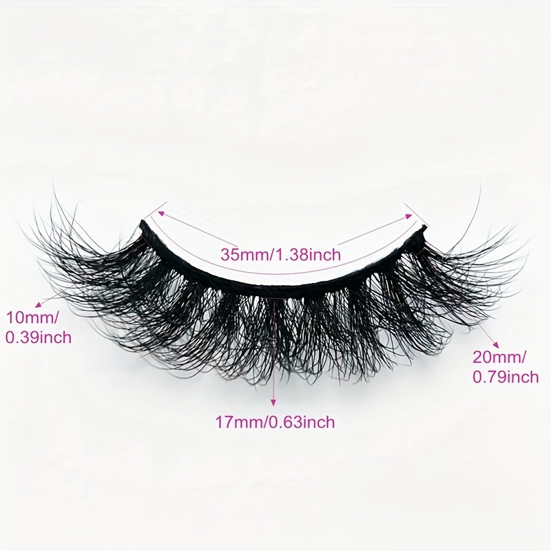 Soft & Fluffy 20mm Lashes Long & Wispy False Eyelashes for Natural Look