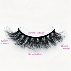 Soft & Fluffy 20mm Lashes Long & Wispy False Eyelashes for Natural Look