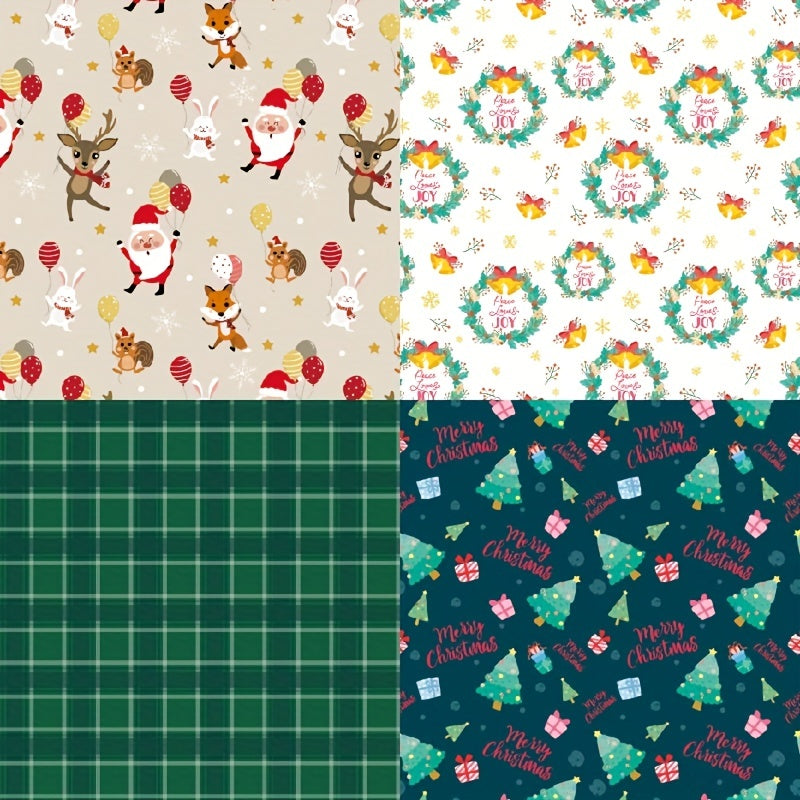 DIY Album Scrapbook Paper 6 inch Christmas Theme Background