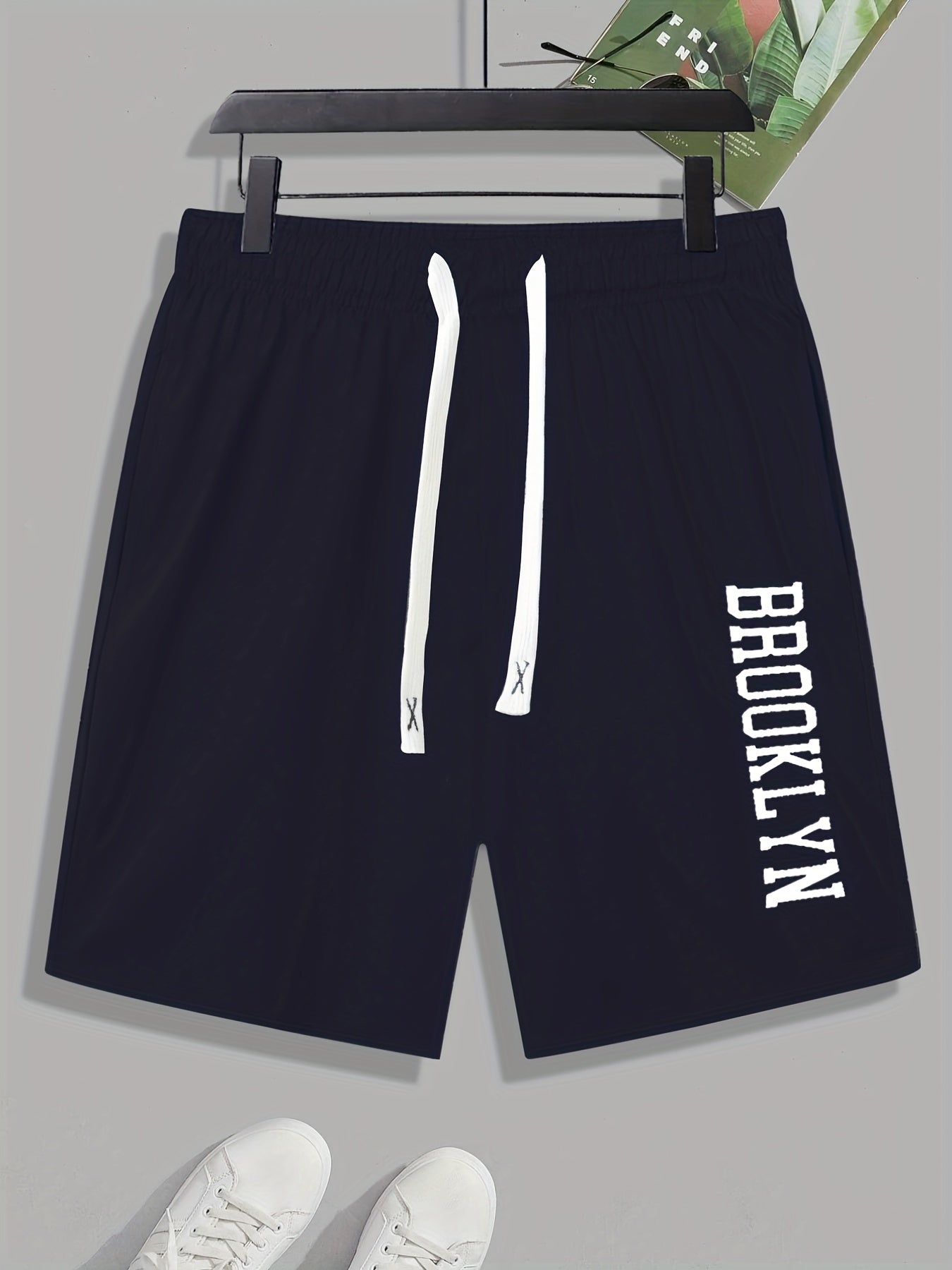 Brooklyn Print Men's Drawstring Shorts