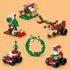 DIY Christmas Train Building Blocks Educational Toy