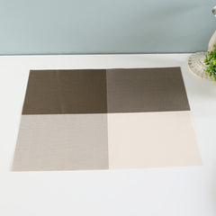 12 Pcs Woven Placemats Teslin Heat Resistant Anti Skid Stain Washable PVC Table