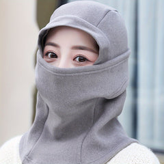 Ponytail Balaclava Elastic Windproof Ski Mask Woman Windproof Cycling Hood