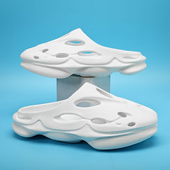 Men's Closed Toe Platform Slides Slippers