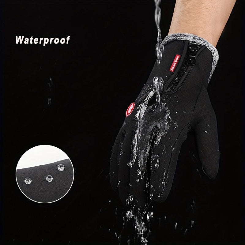 Winter Touch Screen Cycling Gloves Windproof Thick Outdoor Sports Glove