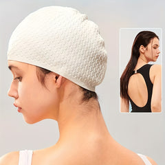 Waterproof Silicone Swimming Cap for Short and Long Hair