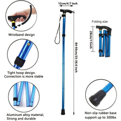 Retractable Multifunctional Walking Sticks for Outdoor Adventures