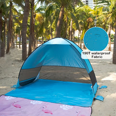 UPF 50 UV Protection Pop Up Beach Tent for 2-3 Adults