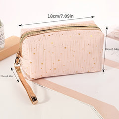 Travel Cosmetic Pouch Women Toiletry Organizer Bag