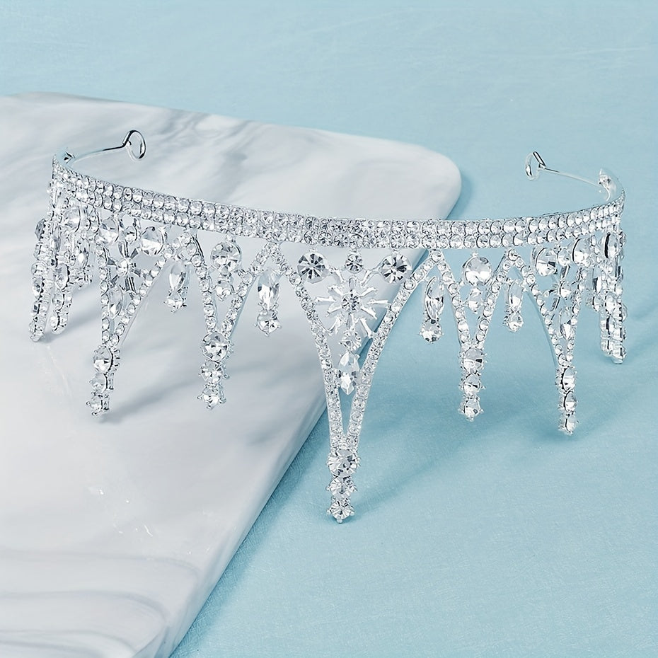 Baroque Bridal Headdress Crystal Hair Accessory