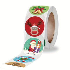 500pcs Christmas Decoration Stickers Gift Series Commercial Labels