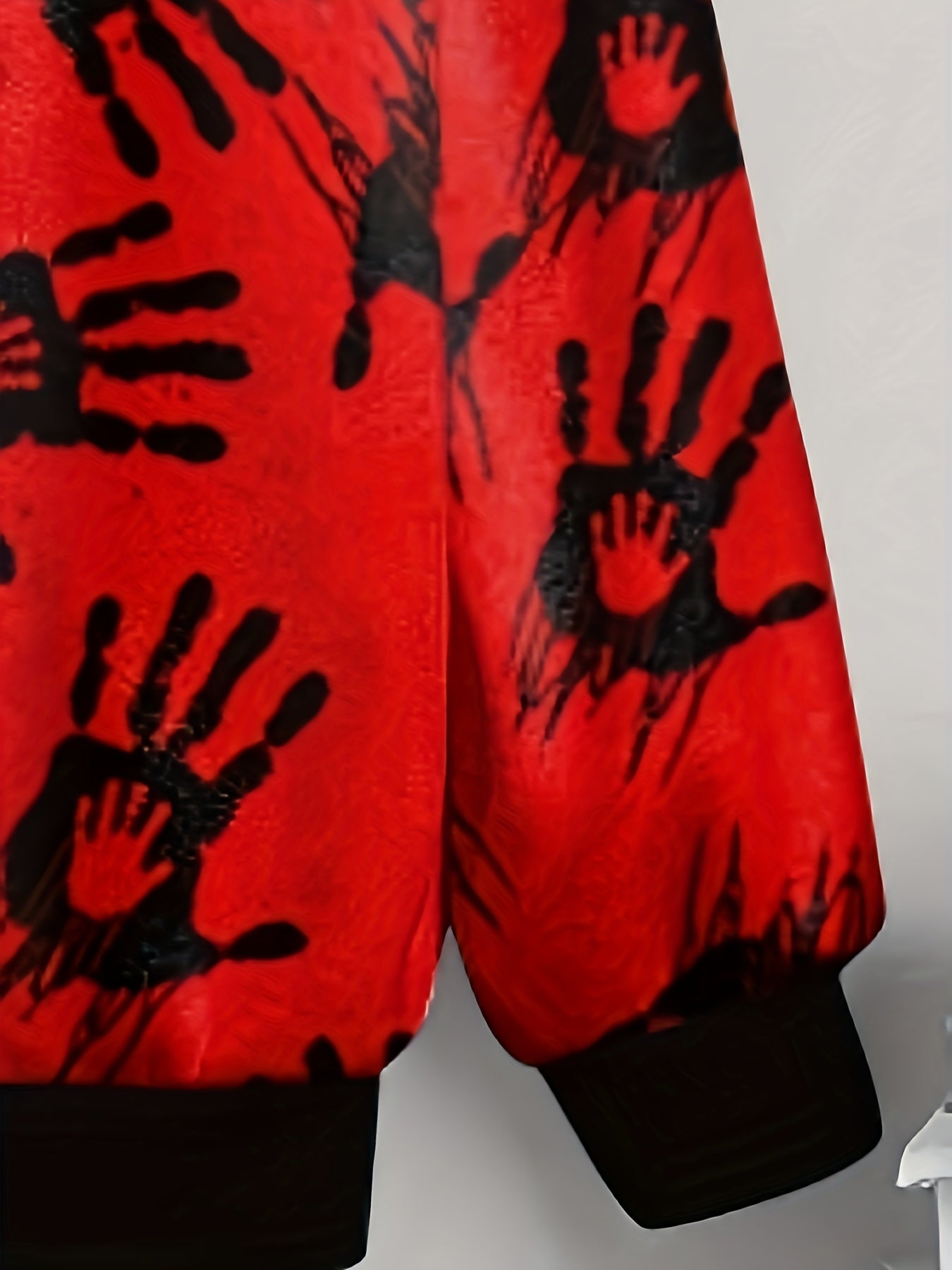 Boys Hand 3D Print Sweatshirt Kids Street Wear Casual Round Neck