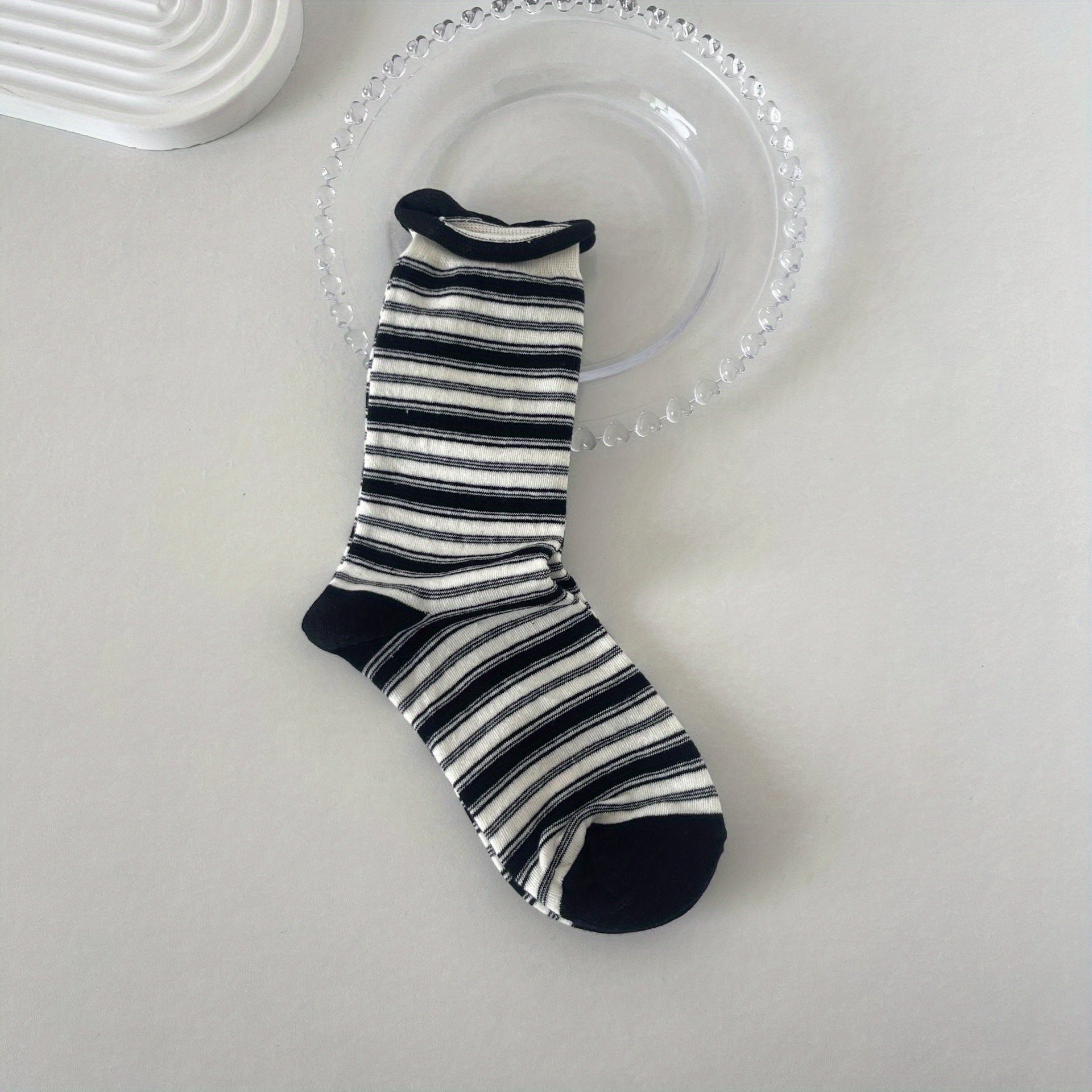 Striped Curling Socks Women's Stockings