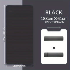 Thick 31in Yoga Mat w/ Carry Strap