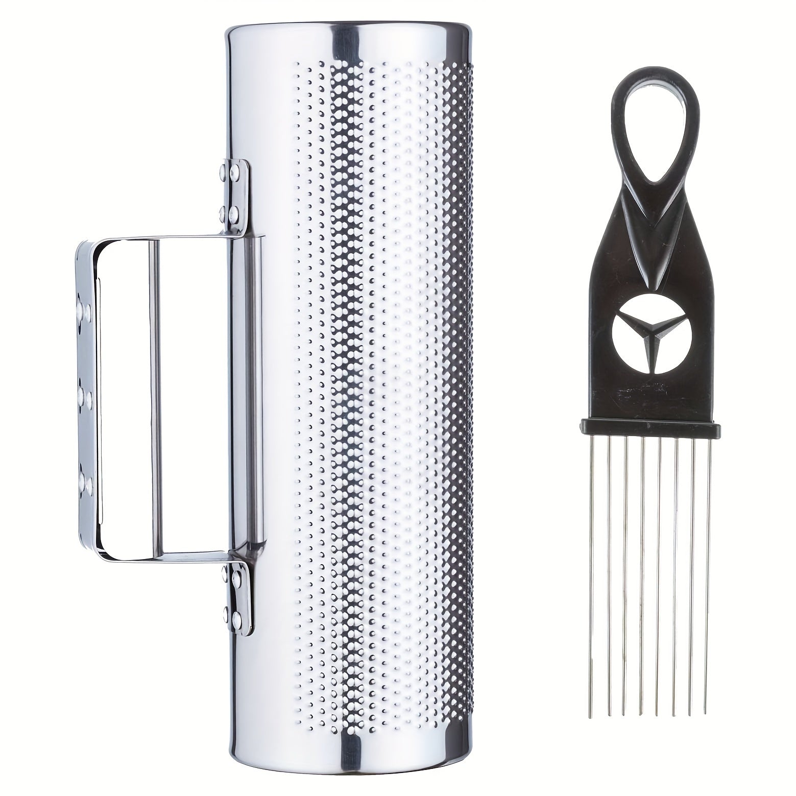 Stainless Steel 30cm Guiro Instrument With Scraper