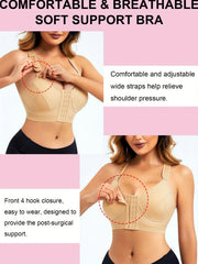 Post Surgery Breast Removal Daily Bra Front Closure Sports Yoga Bra