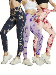 Tie Dye Yoga Pants High Stretch Leggings