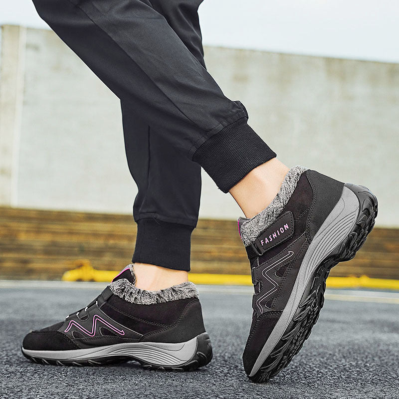 Men's Warm Cotton Outdoor Cold-proof Platform Shoes for Winter