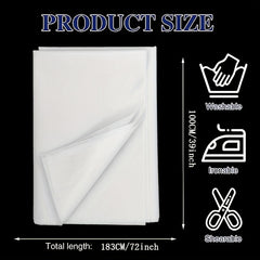 2pcs Iron On Fusible Interfacing Non Woven Lightweight Apparel Interfacing