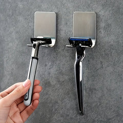 Wall Mounted Razor Holder No Drilling Bathroom Hook Rack