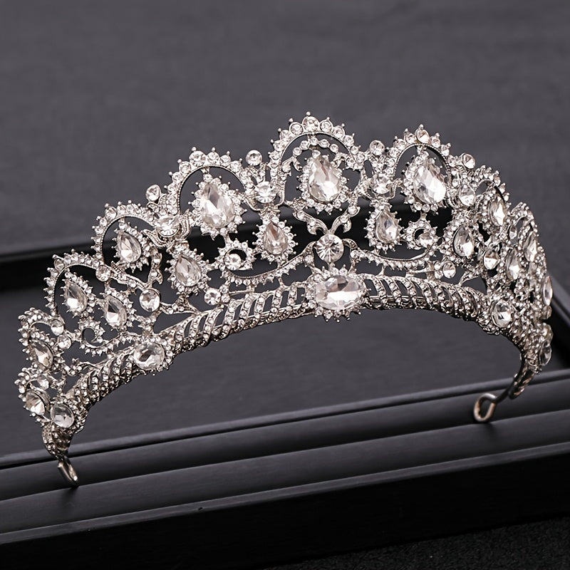 Crystal Rhinestone Tiara Wedding Hair Accessories