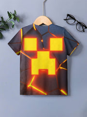 Kids 3D Graphic Tee Funny Summer Short Sleeve T Shirt