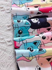Baby Girl's Cartoon Flutter Dress Summer Playwear
