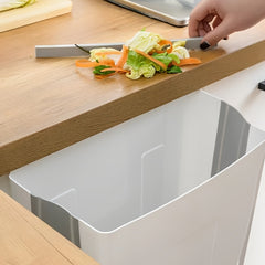 1pc Hanging Folding Trash Can Bin For Kitchen Cabinet Door