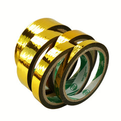 Golden Foil Washi Tapes Laser Colors Glitter Slim Adhesive Masking Tapes