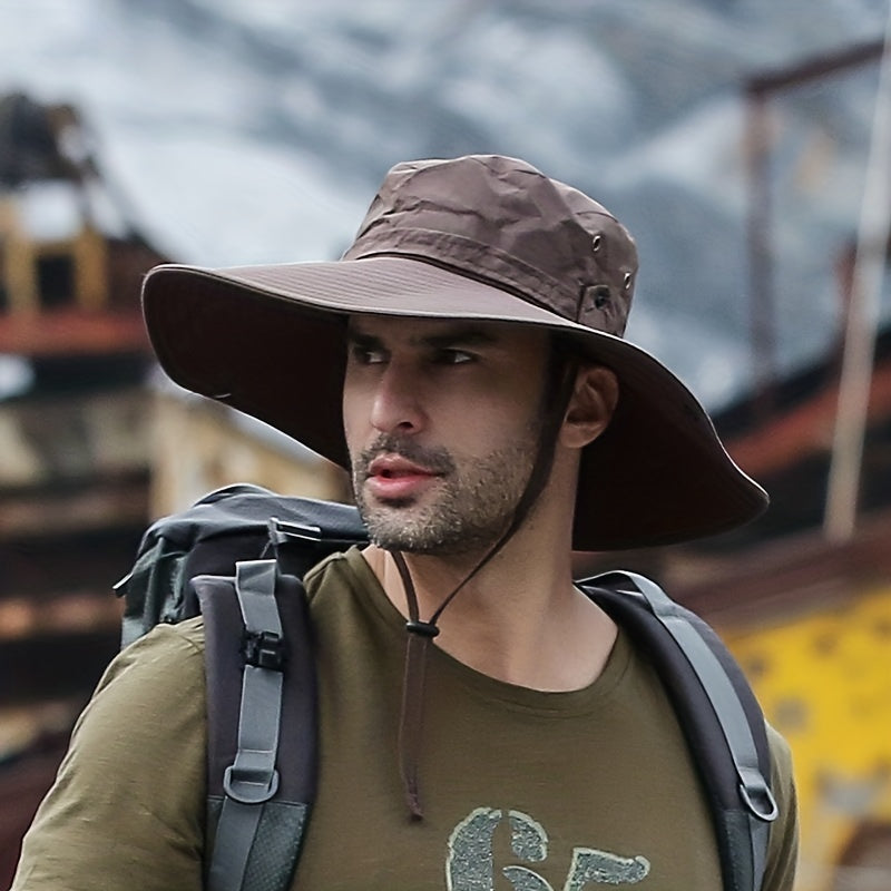 Men's Summer Waterproof Sun Protection Bucket Hat