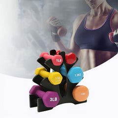 3 Tier Dumbbell Rack for Home & Gym Holds up to 88 KG Without Dumbbells
