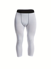 Men's Active Compression Pants Moisture Wicking Base Layer