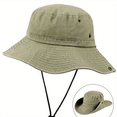Wide Brim Bucket Sun Hat Packable Beach Hat for Women Men