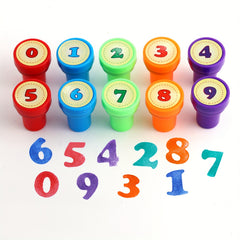 26pcs Student Number Letter Stamps Self Inking Birthday Party Teacher Winter